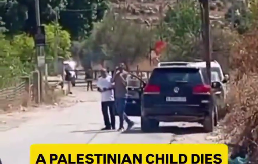 Thumbnail preview image for the video titled: Israeli soldiers guarding the checkpoint as baby Ahmed’s family desperately tries to get him to the nearest hospital