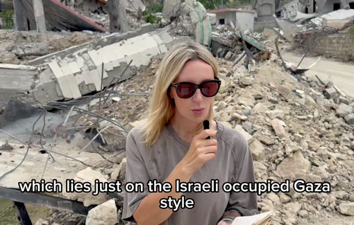 Thumbnail preview image for the video titled: Report from destroyed Dibbine after Israeli bombing and massive destruction