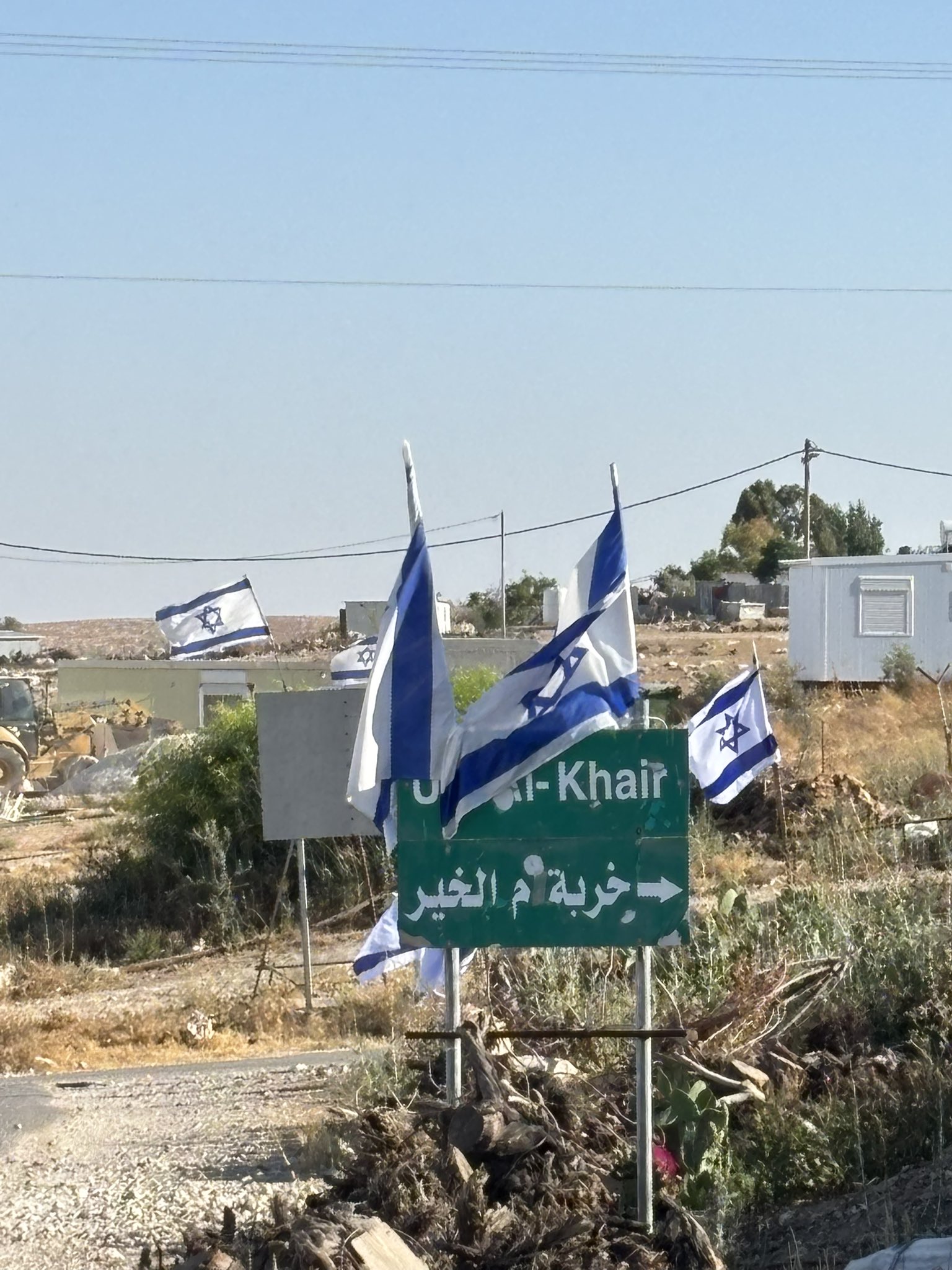 Thumbnail preview image for the video titled: Umm al Khair, little by little occupied by Israeli settlers