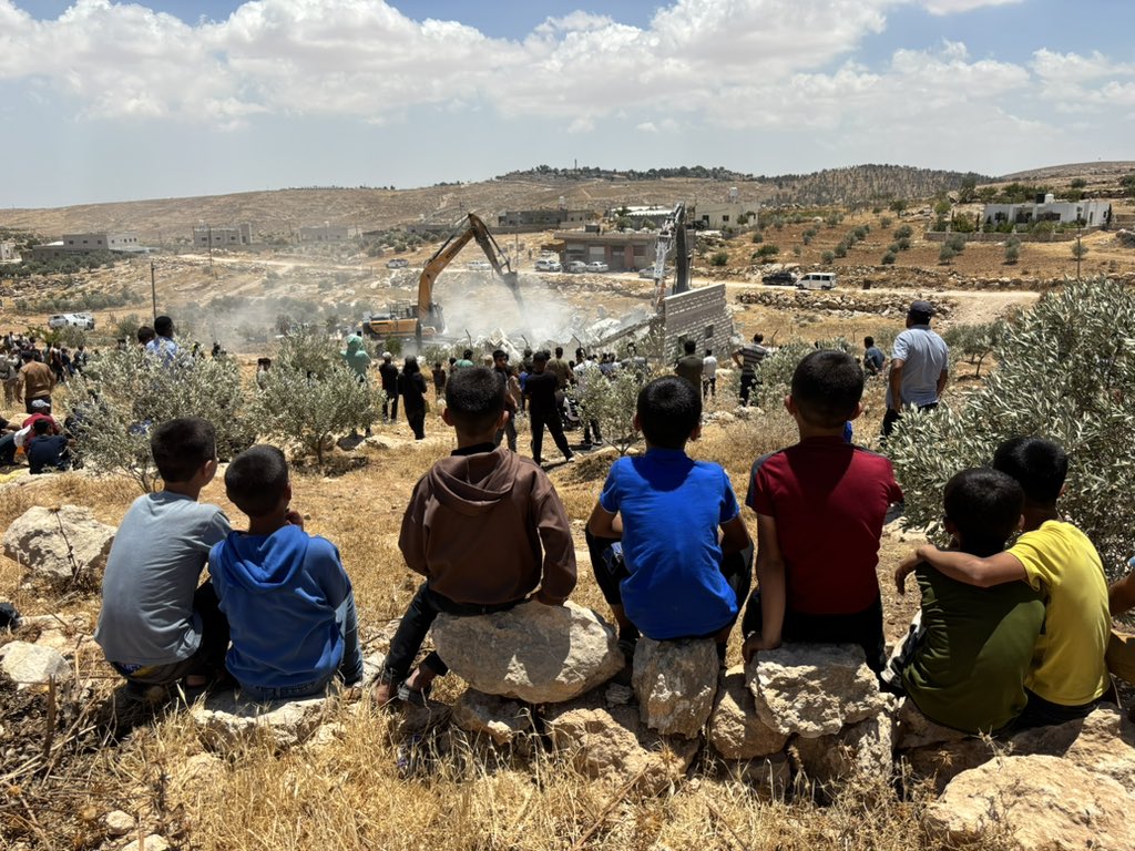 Thumbnail preview image for the video titled: Eviction and home demolition in Al-Deirat, Masafer Yatta