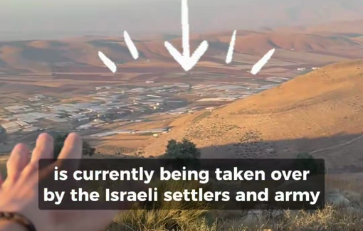 Thumbnail preview image for the video titled: Project Crimson Thread is set to cut off vast lands from Palestinian access with the help of several terror outpost