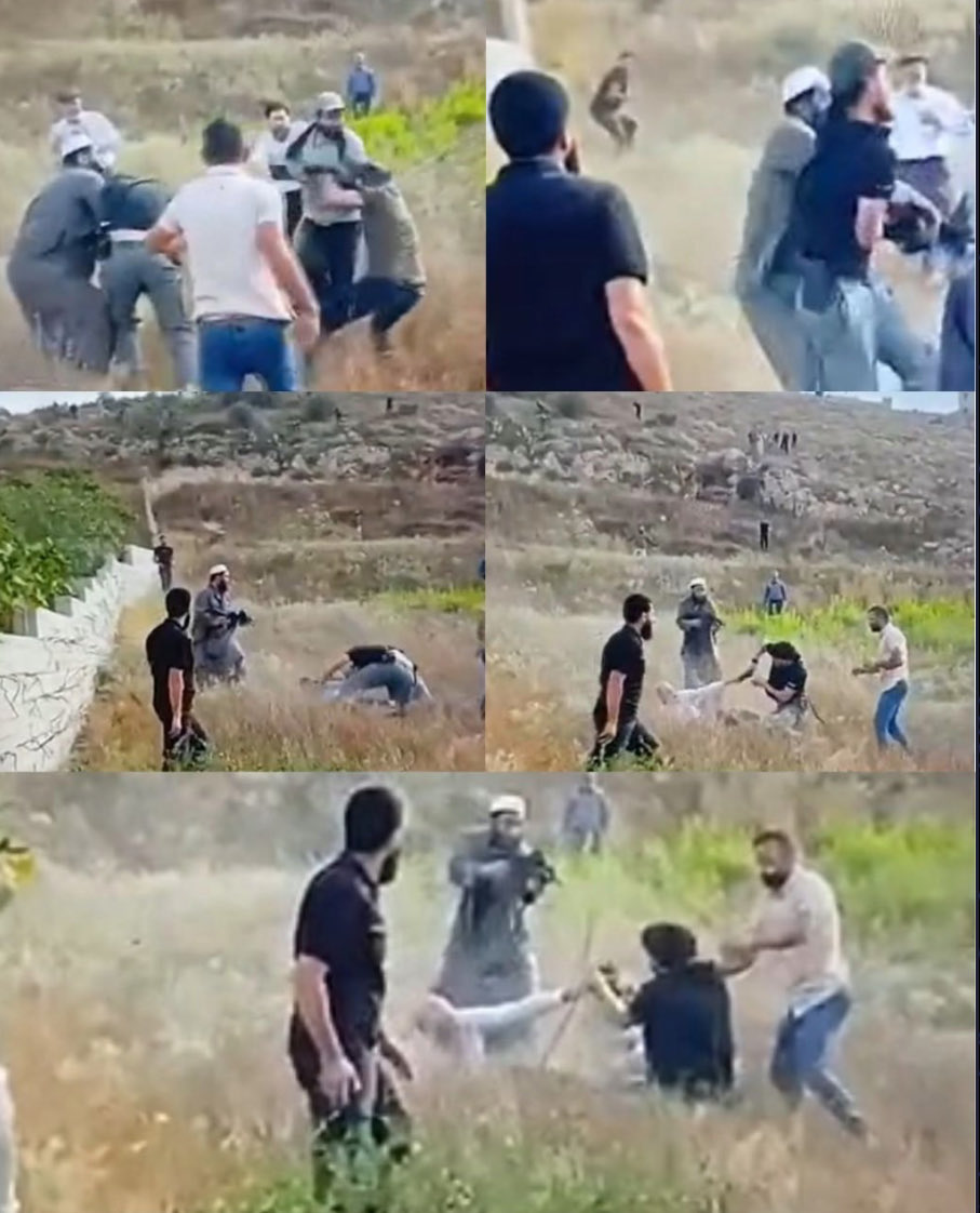 Thumbnail preview image for the video titled: Confrontation in Tell where 6 people where killed including 4 Palestinians defending their live
