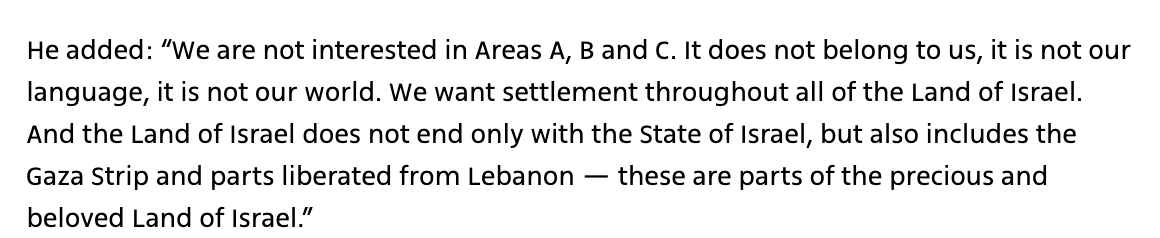 Thumbnail preview image for the video titled: The deceased settler’s father, in Tell pogrom, endorsed expansion into the West Bank, Gaza, and parts of Lebanon.