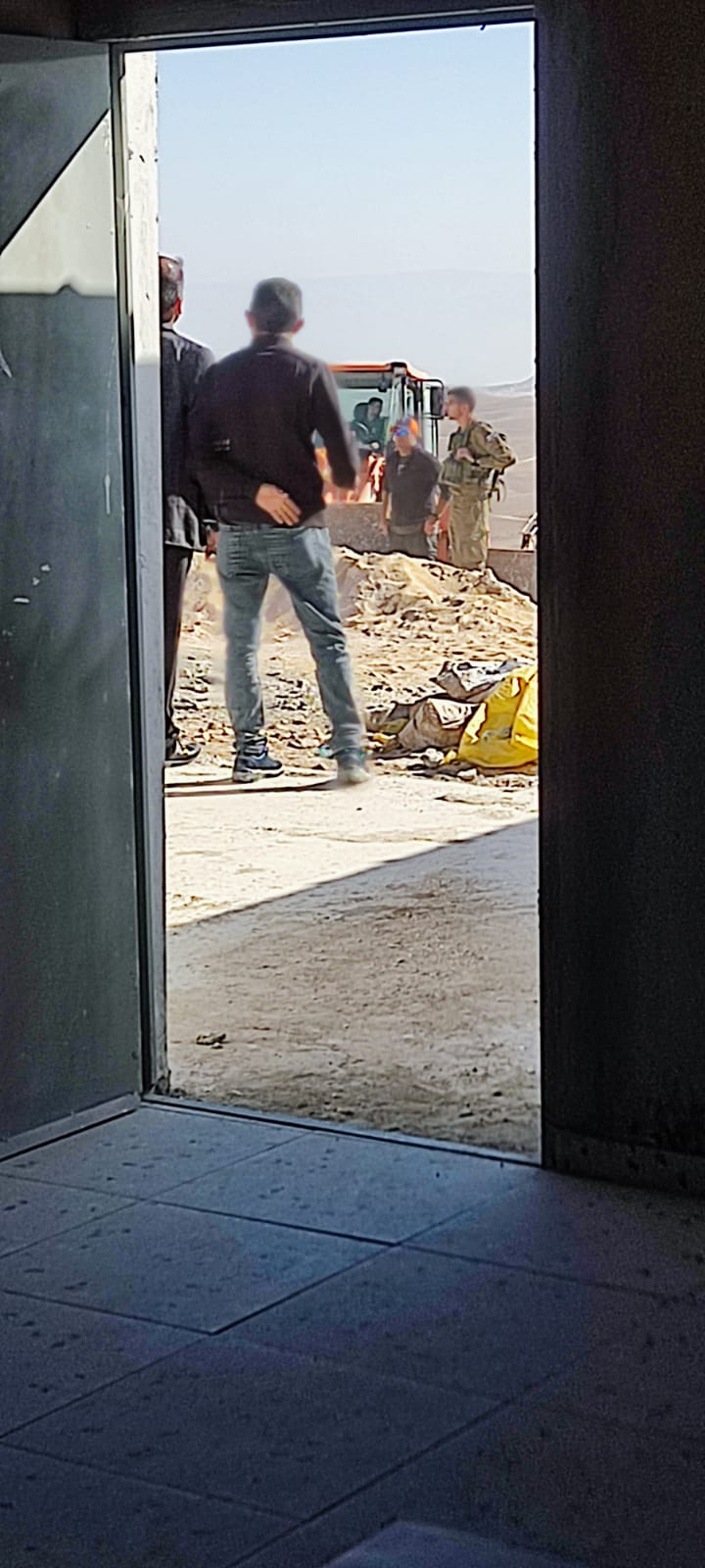 Thumbnail preview image for the video titled: Ynon Levy was hired by the ICA to demolish the School of Khirbet A-Safai in Masafer Yatta