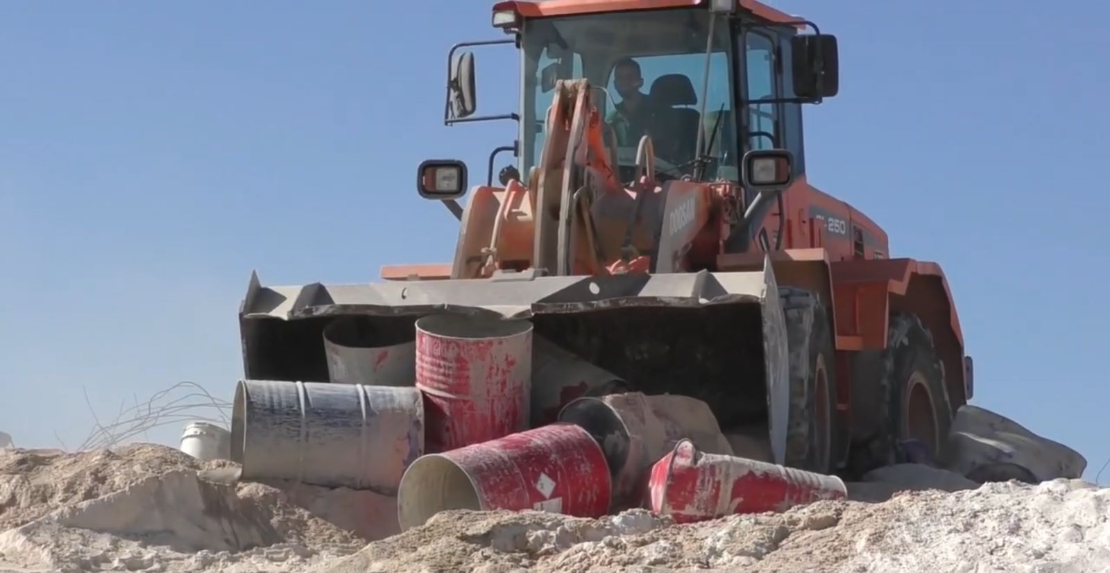 Thumbnail preview image for the video titled: Ynon Levy was hired by the ICA to demolish the School of Khirbet A-Safa in Masafer Yatta