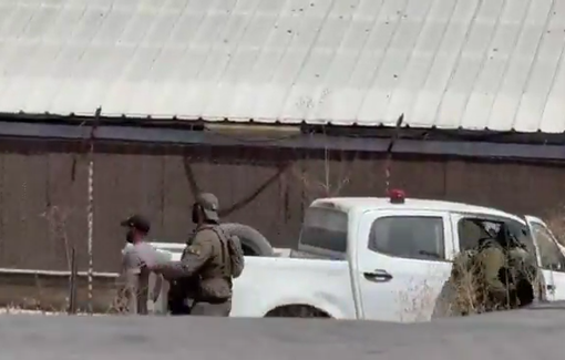Thumbnail preview image for the video titled: One year after Awdah’s killing, settler-soldier thugs arrested Ihmeed Hathaleen as punishment for mourning him