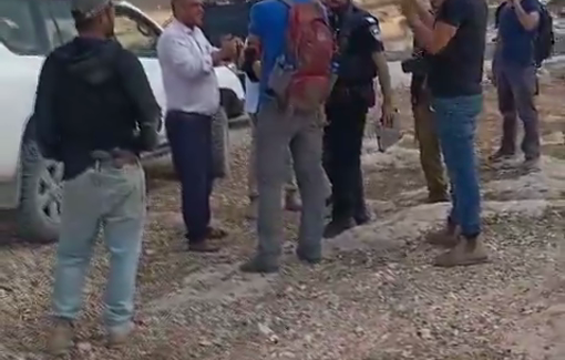 Thumbnail preview image for the video titled: Ely Federman trying to create rifts within the community, he publicly announced that the head of the village council has received funds from settlers