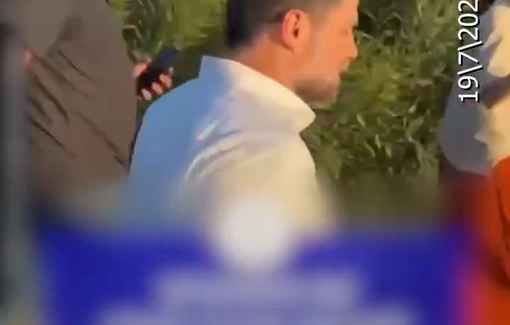 Thumbnail preview image for the video titled: Several Israeli ministers lead march to settle and judaize Gaza