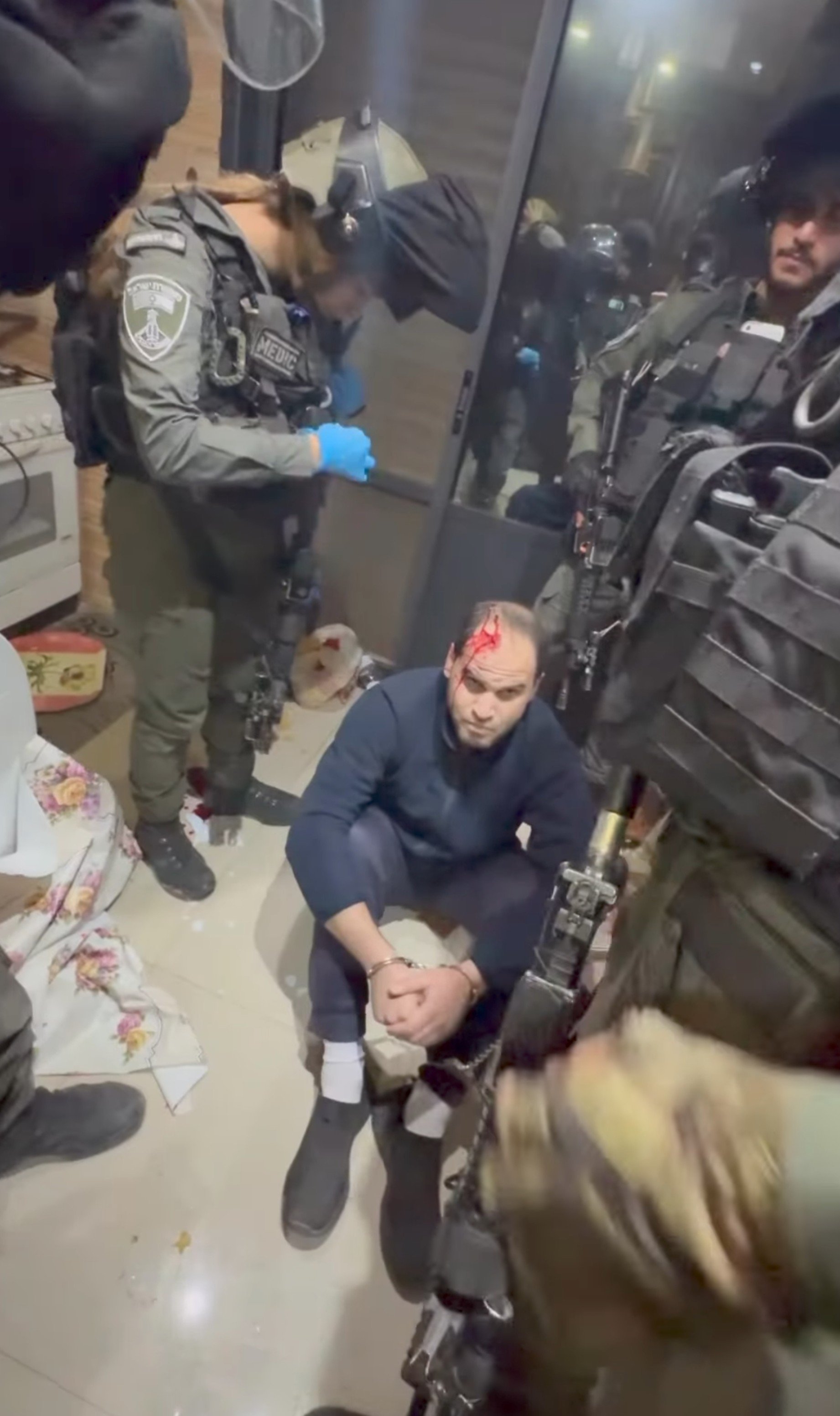 Thumbnail preview image for the video titled: Israeli Border Police soldier Meitar Dahan published a montage of war crimes she took part in, including scene with Palestinian hostages
