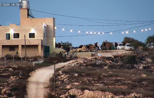 Thumbnail preview image for the video titled: Israeli settlers celebrated inside the Tubasi family home that they had taken over after two weeks of siege