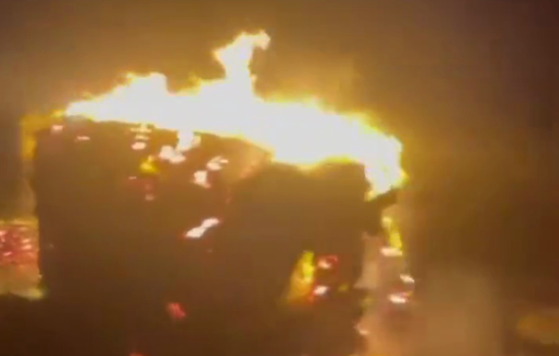 Thumbnail preview image for the video titled: Israeli settlers launched a pogrom on the village of Tuba, attempting to burn a family alive in their home