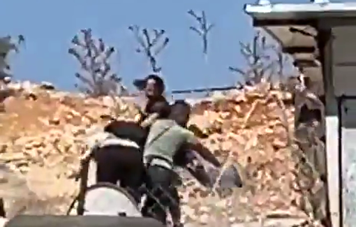 Thumbnail preview image for the video titled: Israeli settlers attack the Bedouin community of Arab Al-Kaabneh east of Al-Taybeh