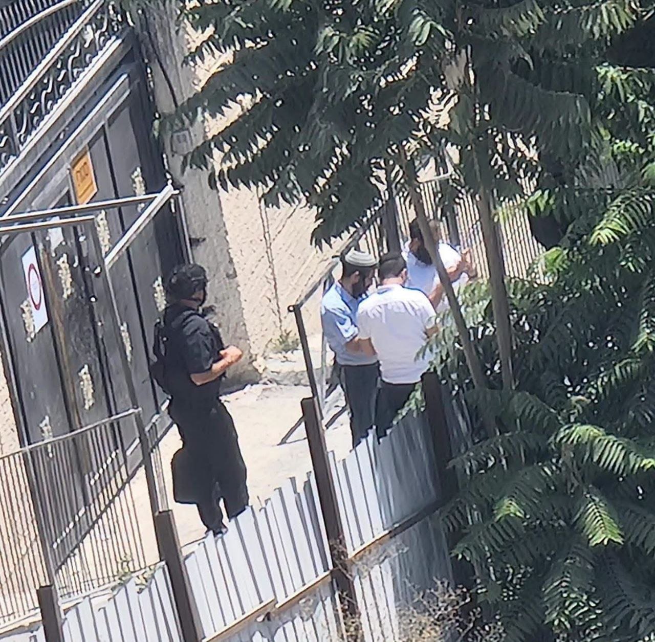 Thumbnail preview image for the video titled: Zvi Sukkot, stormed Noor Al-Huda School for the second time, in the Shuafat R.C.