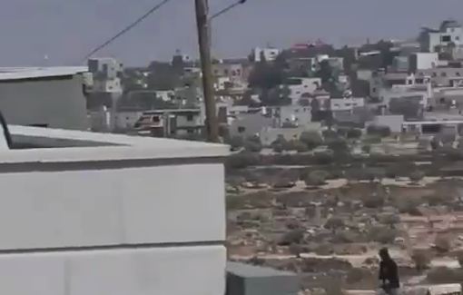 Thumbnail preview image for the video titled: For three days now, two Palestinian families have been under siege in their homes in Qusra