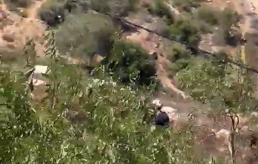 Thumbnail preview image for the video titled: While the Israeli army seized more Palestinian houses in Qusras, settlers continue to harass freely the besieged houses