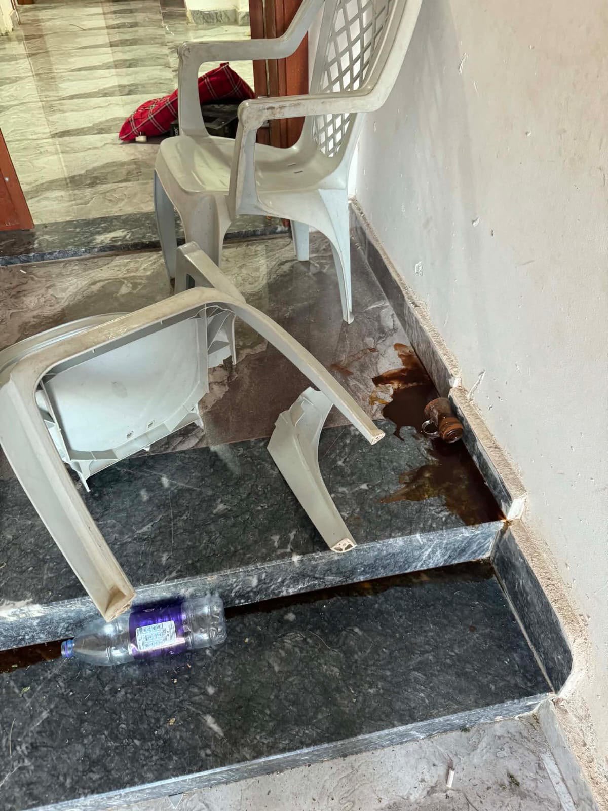 Thumbnail preview image for the video titled: Palestinian property was damaged in homes that were briefly occupied by Israeli soldier in Qusra