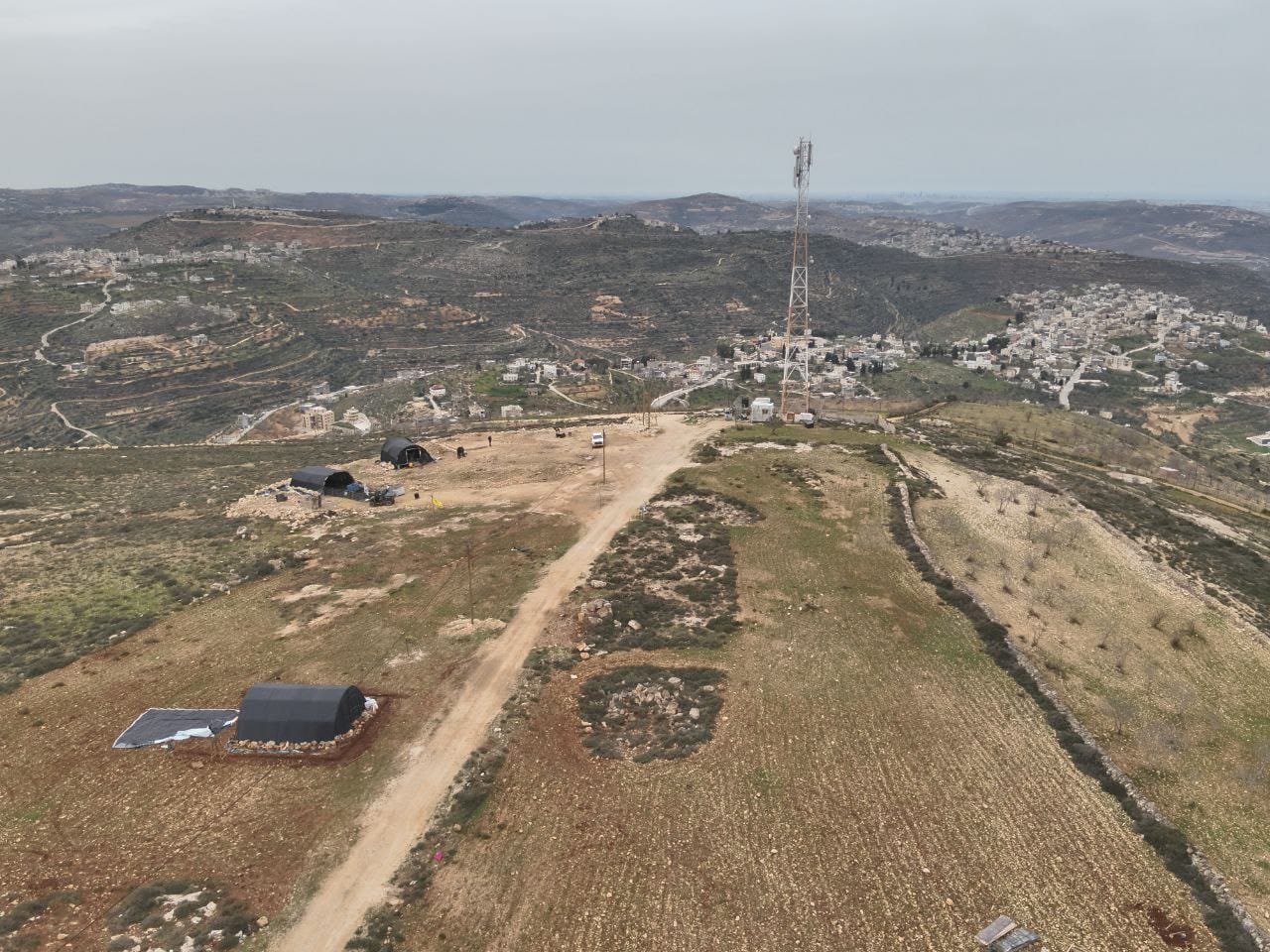 Thumbnail preview image for the video titled: Incitement by sanctioned settler Elisha Yered against Qusra Palestinian families