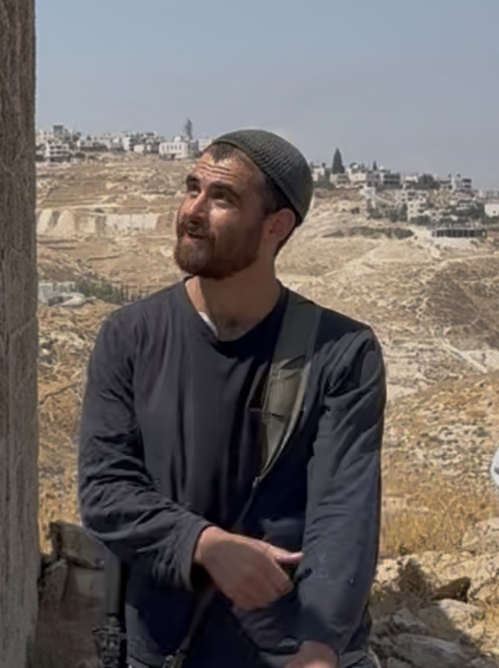 Thumbnail preview image for the video titled: This settler fired live rounds toward a crowd of activists in Beit Sahour. The soldiers let him go.