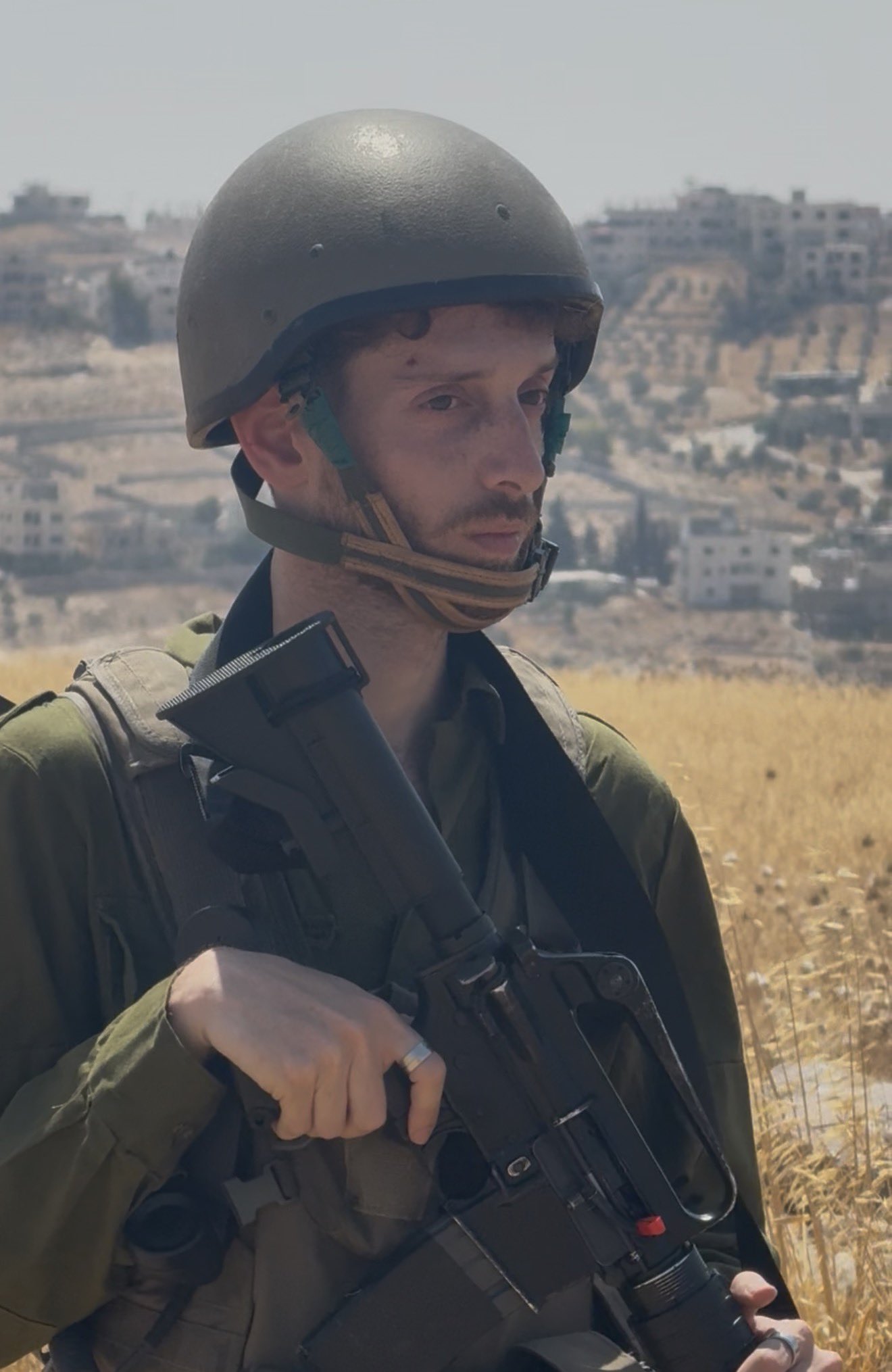 Thumbnail preview image for the video titled: These Israeli soldiers kicked out the rightful Palestinian landowners from their land, and allowed settlers to stay