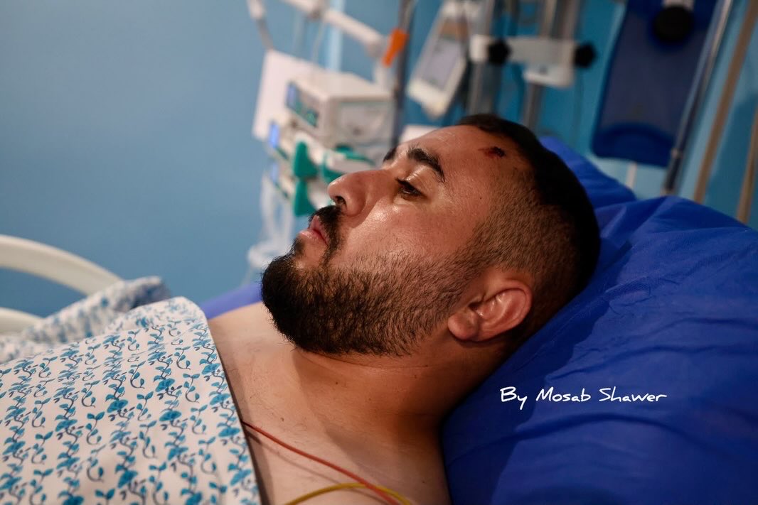 Thumbnail preview image for the video titled: Mohammad Nabil Al-Mutawwar, a nurse, was paralyzed after Israeli settlers shot him in Sa’ir