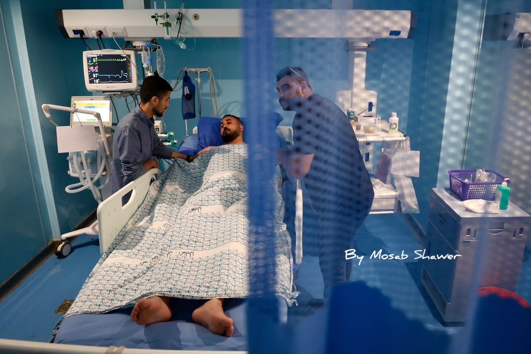Thumbnail preview image for the video titled: Mohammad Nabil Al-Mutawwar, a nurse, was paralyzed after Israeli settlers shot him in Sa’ir