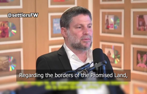 Thumbnail preview image for the video titled: Smotrich works to make Gaza and Lebanon part of Greater Israel