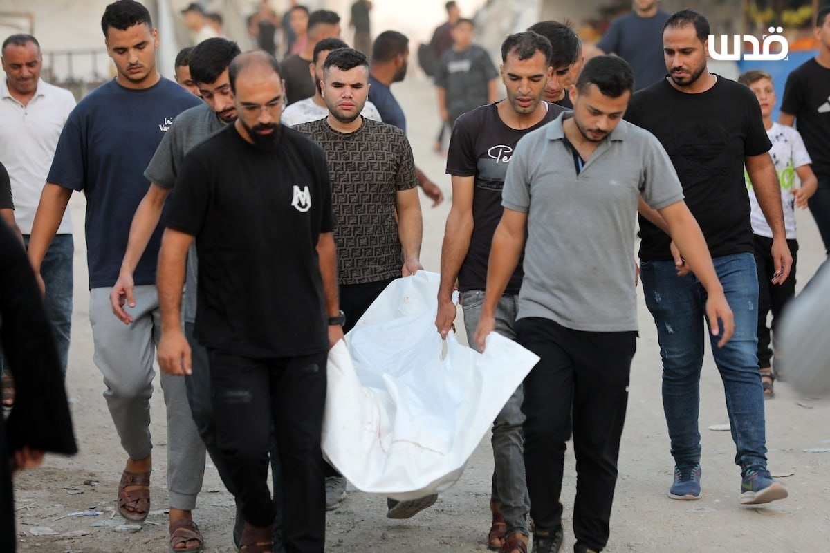 Thumbnail preview image for the video titled: Farewells to Palestinians killed by Israel at Gaza Port cafe