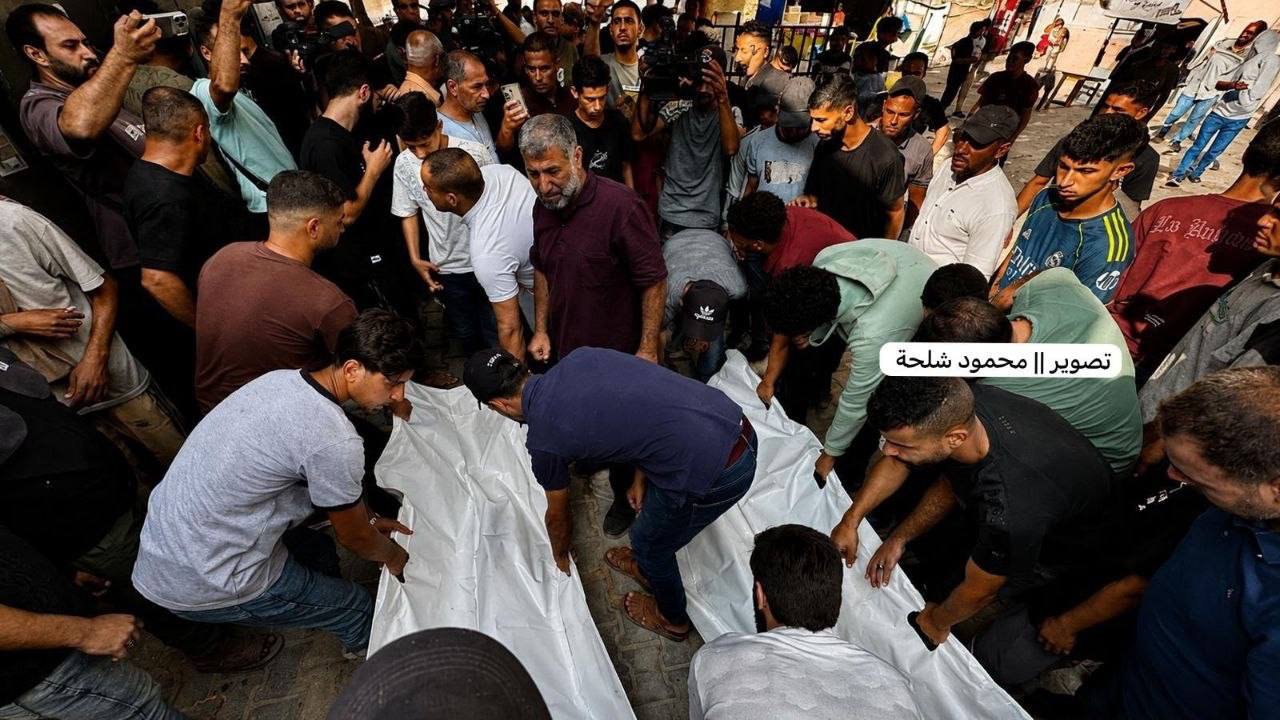 Thumbnail preview image for the video titled: Farewells to Palestinians killed by Israel at Gaza Port cafe