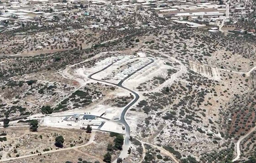 Thumbnail preview image for the video titled: Place where Ganim settlement is re-established, 21 years later, in Area C
