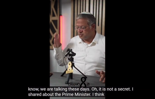 Thumbnail preview image for the video titled: Ben-Gvir incites killing 30-40 "not people" in Gaza every night