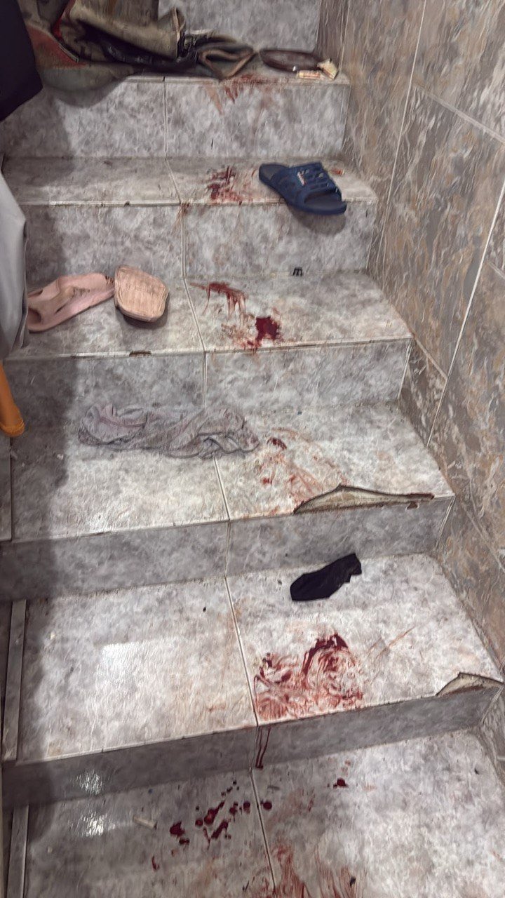 Thumbnail preview image for the video titled: Aftermath of the summary execution of Fathi Khazem, during an Israeli raid on his home