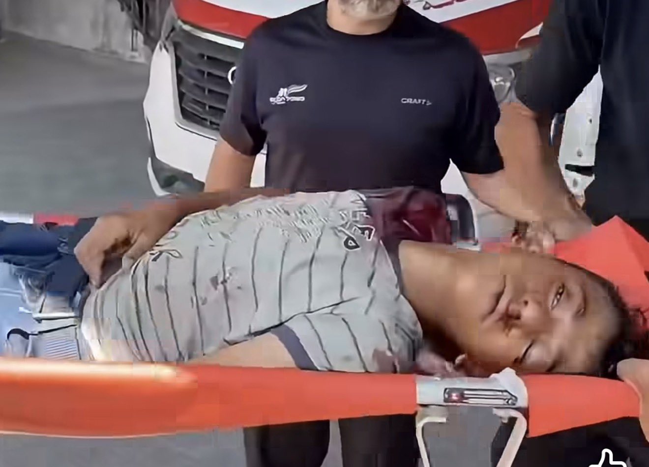 Thumbnail preview image for the video titled: Child shot and killed by Israeli gunfire on displacement camp