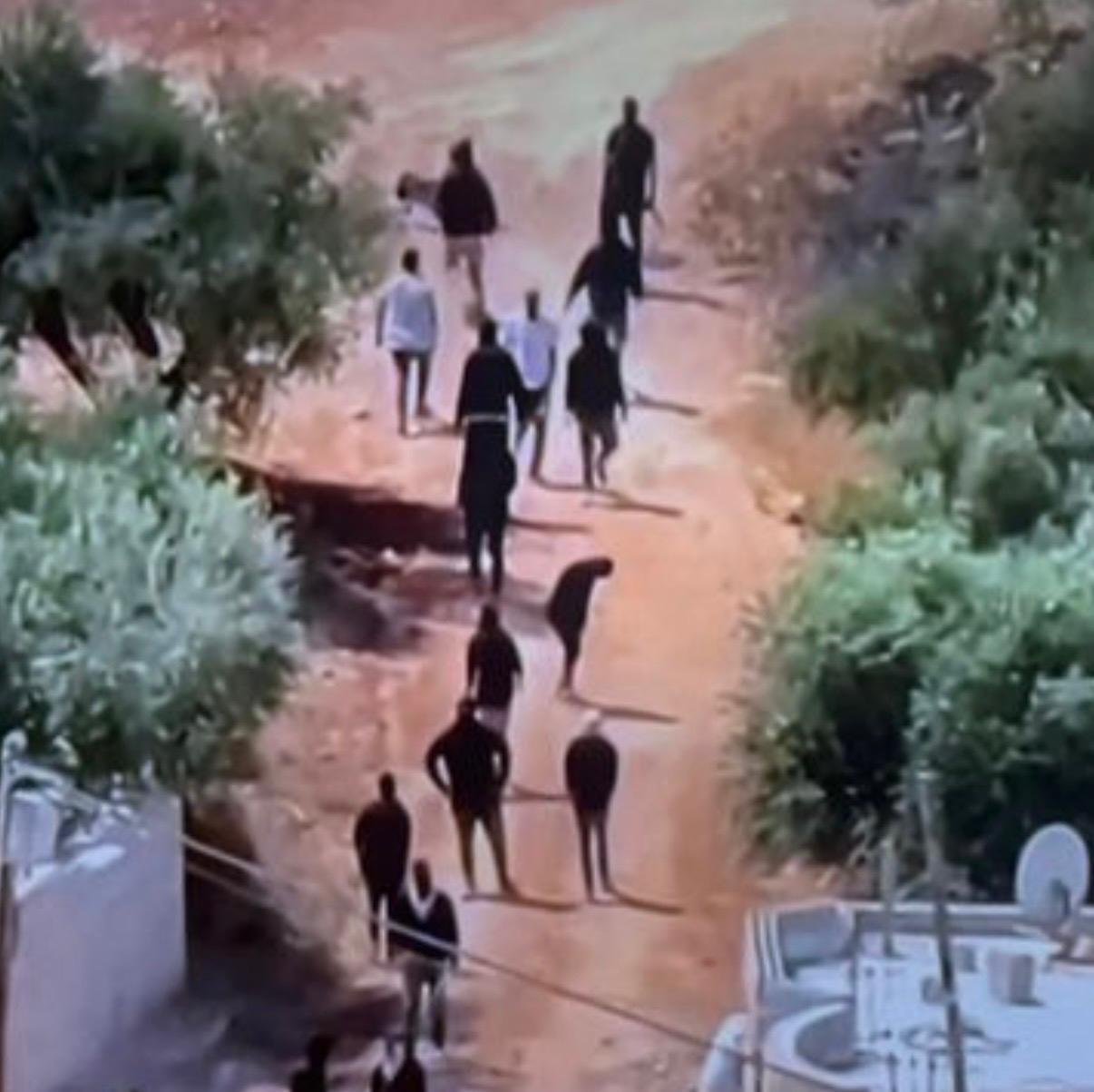 Thumbnail preview image for the video titled: Masked and armed settlers attacked the village of Qusra despite the "Closed Military Zone"
