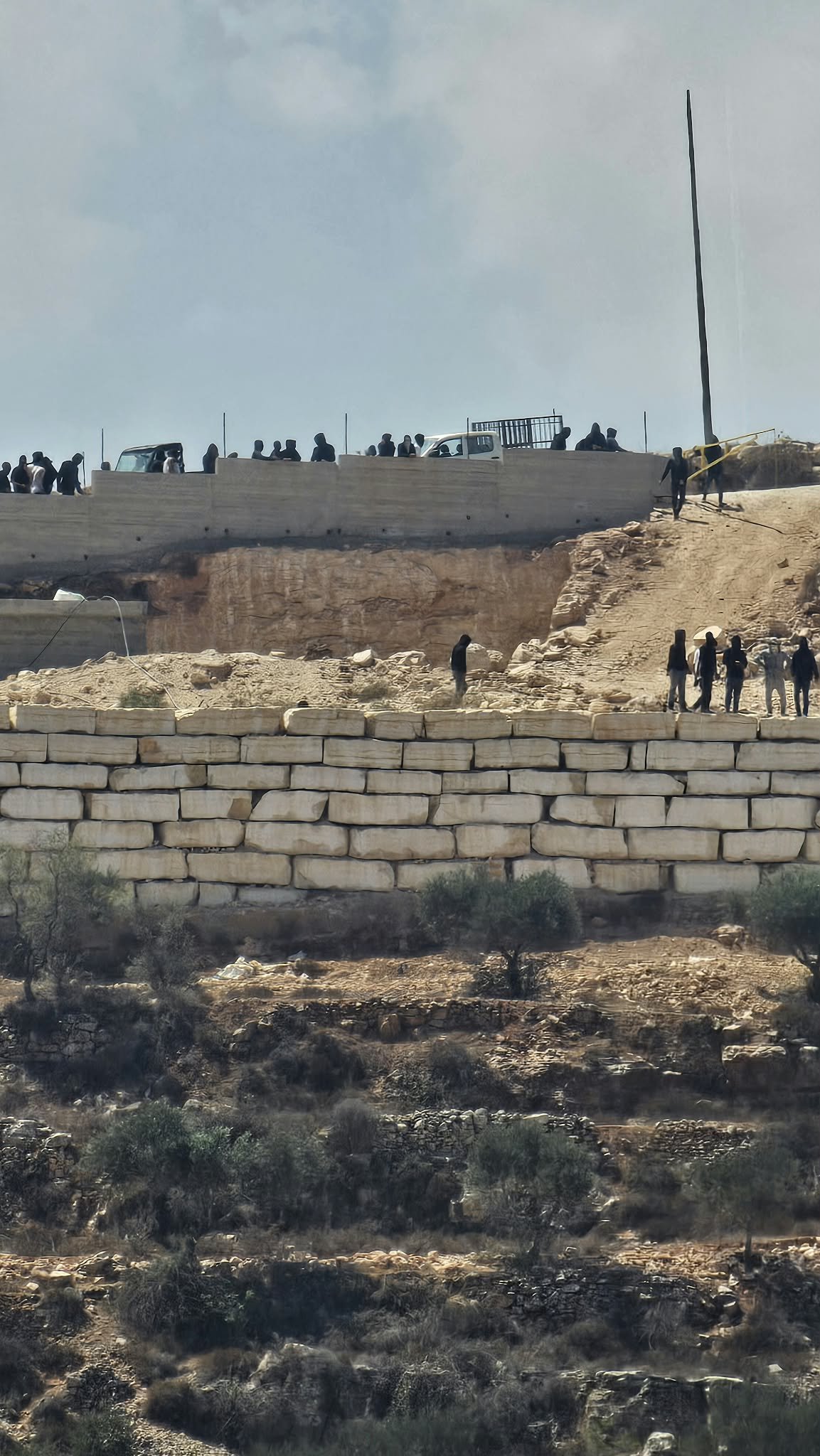 Thumbnail preview image for the video titled: New pogrom in Qusra