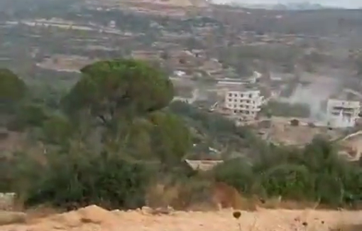 Thumbnail preview image for the video titled: Israeli authorities demolished two Palestinian buildings near the town of Birzeit