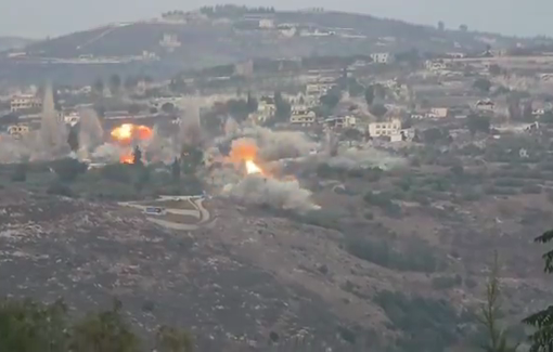Thumbnail preview image for the video titled: The Israeli army carried out a massive demolition in the town on Bani Hyan