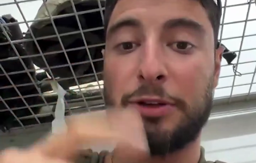 Thumbnail preview image for the video titled: IDF Jeremy turns garbage duty into a mission to attract Jewish immigration and “bring the Moshiach.