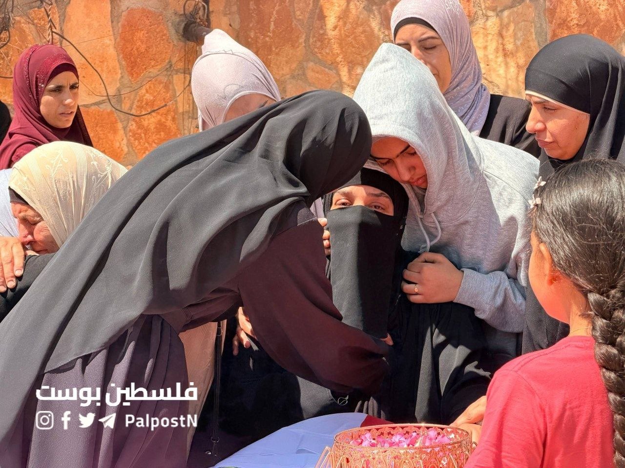 Thumbnail preview image for the video titled: Farewell ceremony for Omar Al-Naasan, executed by Israeli sniper in Al-Mughayyir