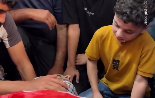 Thumbnail preview image for the video titled: Jadallah Jihad Jadallah’s brother bids a final farewell after his body was returned following nine months