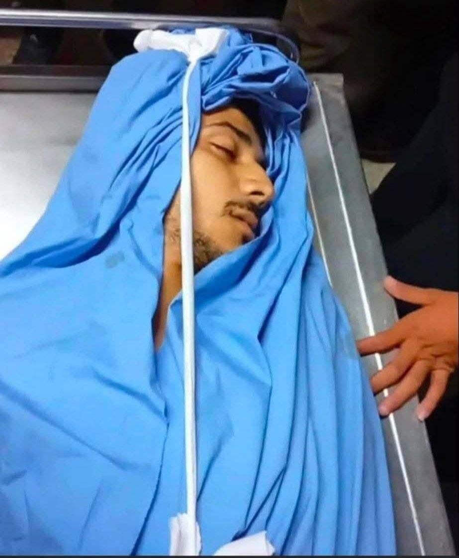 Thumbnail preview image for the video titled: The student Omar Tubasi, was killed by settler gunfire during their attack on the town of Hajjah