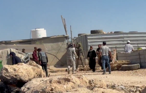Thumbnail preview image for the video titled: Major demolition operation in Khirbet Al-Fakheet by Israeli authorities, trying to ethnic cleansed the community