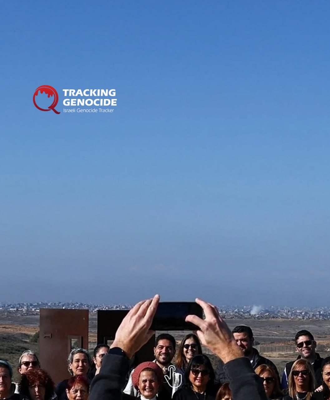 Thumbnail preview image for the video titled: Settler groups visiting areas overlooking northern Gaza