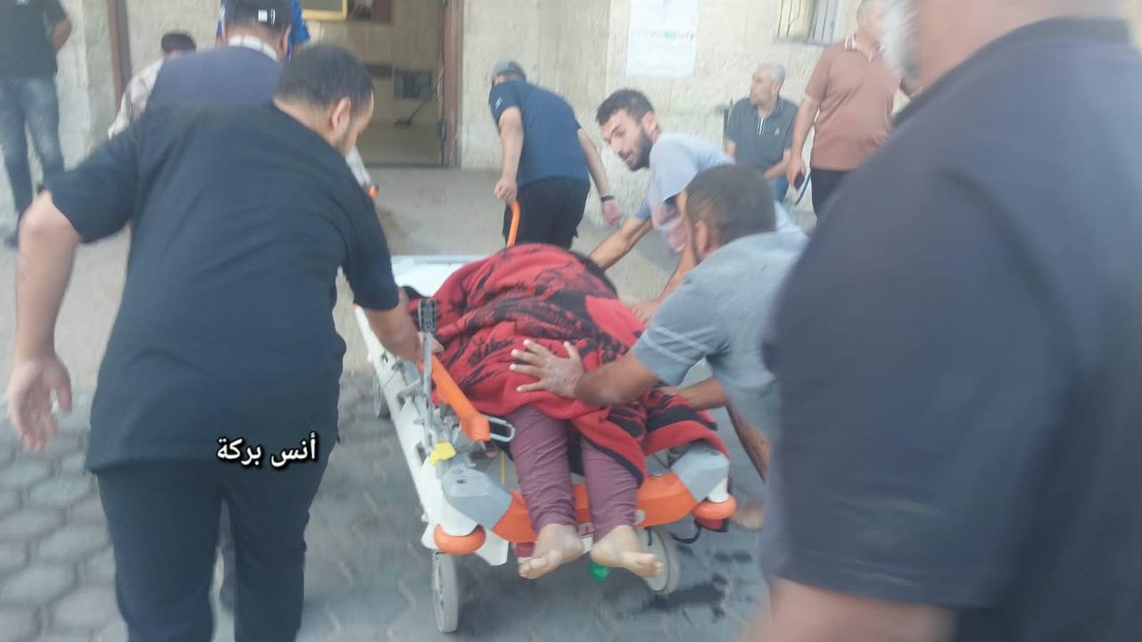 Thumbnail preview image for the video titled: Woman killed by Israeli gunfire in central Gaza