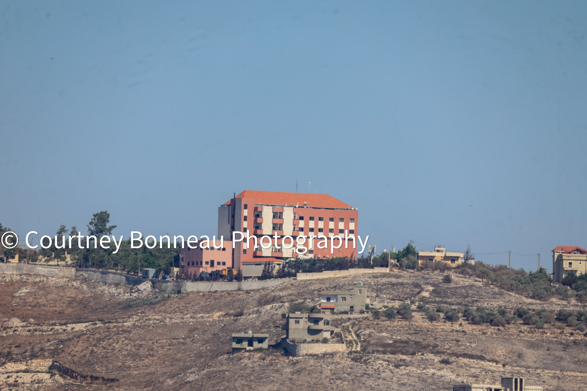 Thumbnail preview image for the video titled: The Israel army this evening set fire to Meiss Al Jabal hospital
