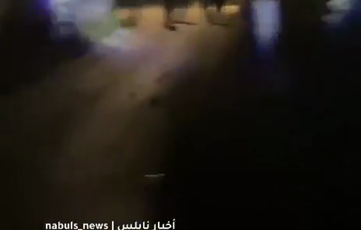 Thumbnail preview image for the video titled: More than 150 Israeli settler militias attack the Tubasi family house in Jalud