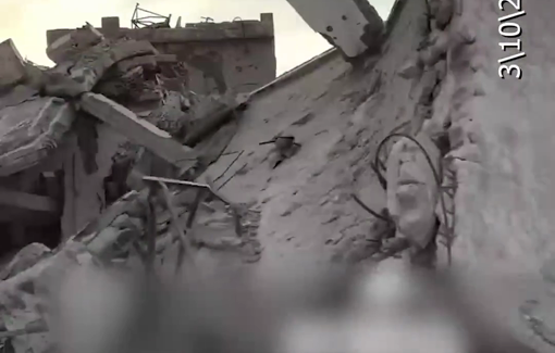 Thumbnail preview image for the video titled: Israeli soldier uses Gaza as backdrop to advertise his physiotherapy business