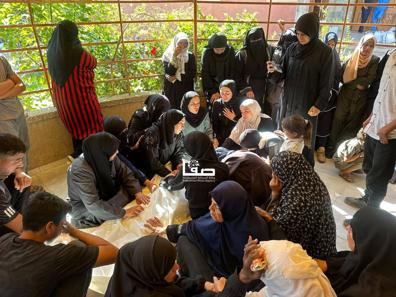 Thumbnail preview image for the video titled: Family bids farewell to police lieutenant killed by Israel in the "safe zone"