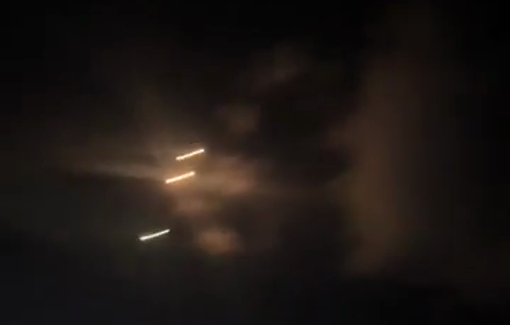 Thumbnail preview image for the video titled: Israeli fighter jets terrorize Gaza close to midnight on the eve of Oct 7