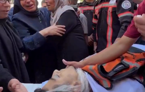 Thumbnail preview image for the video titled: Family mourns Civil Defense member Mohammed Tammous murdered by Israel