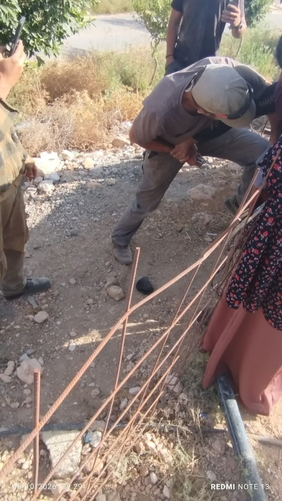 Thumbnail preview image for the video titled: Shimon Atiya assaulted the Salem's wife in their courtyard in Umm al-Khair